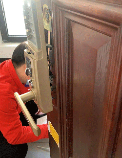 房门锁安装